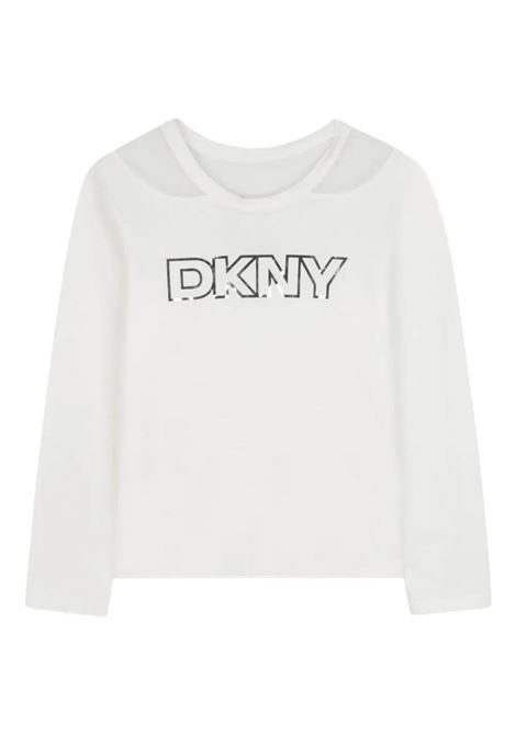 T-shirt con logo DKNY KIDS | D62408117